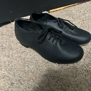 Black tap shoes